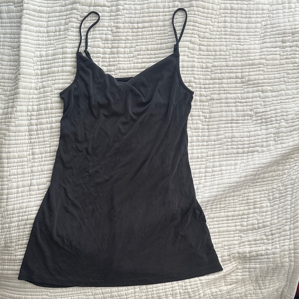 Black Slip Dress Cami